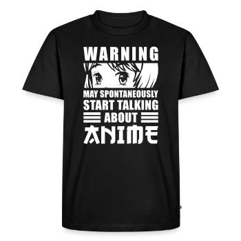 Anime Saying Anime Fan Gift - Men's Premium Organic T-Shirt - black - Front - Nico (187cm)