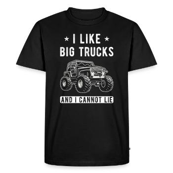 SUV saying funny - Men's Premium Organic T-Shirt - black - Front - Nico (187cm)