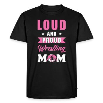 Catch mom - T-shirt Premium bio Homme - noir - Devant - Nico (187cm)