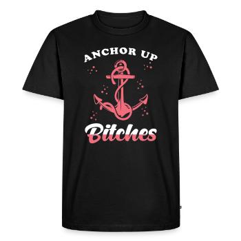 Anker Jeu de mots - T-shirt Premium bio Homme - noir - Devant - Nico (187cm)
