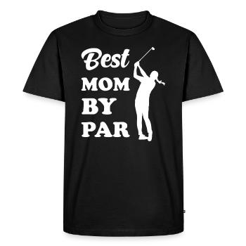 Best Mom by Par - Men's Premium Organic T-Shirt - black - Front - Nico (187cm)