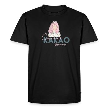 Ciao Cacao - T-shirt Premium bio Homme - noir - Devant - Nico (187cm)