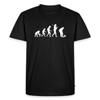Evolution Curling - T-shirt Premium bio Homme - noir - Devant - Nico (187cm)