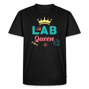 Laboratory Assistant Gift - Men's Premium Organic T-Shirt - black - Front - Nico (187cm)