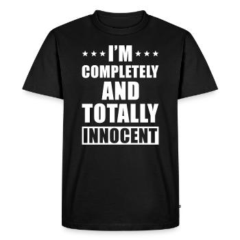 Innocent - T-shirt Premium bio Homme - noir - Devant - Nico (187cm)