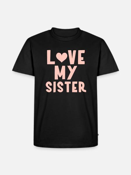 Moi ma sœur - T-shirt Premium bio Homme - noir