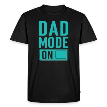 Father-to-be Father Gift Saying - Men's Premium Organic T-Shirt - black - Front - Nico (187cm)