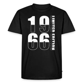 1966 Édition limitée Anniversaire - T-shirt Premium bio Homme - noir - Devant - Nico (187cm)