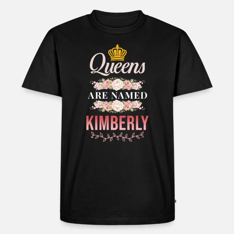 Kimberly Spruch Geschenk - Männer Premium Bio T-Shirt - Schwarz