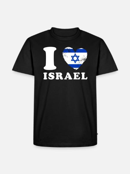 J’adore Isreal - T-shirt Premium bio Homme - noir