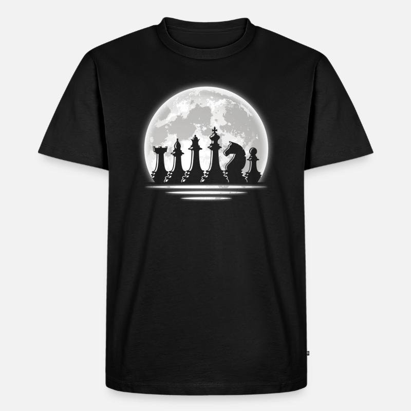 Schach - Männer Premium Bio T-Shirt - Schwarz