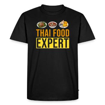 Expert en cuisine thaïlandaise - T-shirt Premium bio Homme - noir - Devant - Nico (187cm)