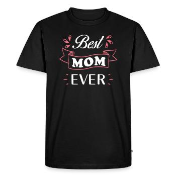 Meilleure maman meilleure maman de tous les temps - T-shirt Premium bio Homme - noir - Devant - Nico (187cm)