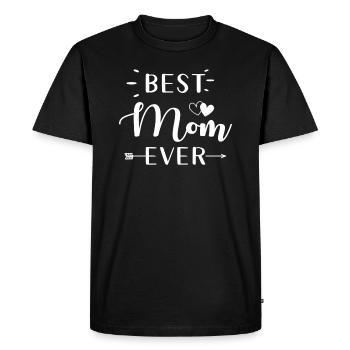 Meilleure maman meilleure maman de tous les temps - T-shirt Premium bio Homme - noir - Devant - Nico (187cm)