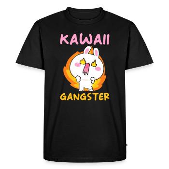 Kawaii Gangster - T-shirt Premium bio Homme - noir - Devant - Nico (187cm)