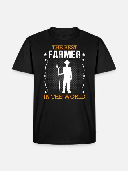 Farmer Farmer Profession Agriculture Gift - Men's Premium Organic T-Shirt - black