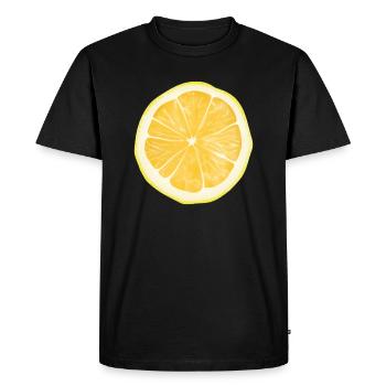 Citron - T-shirt Premium bio Homme - noir - Devant - Nico (187cm)