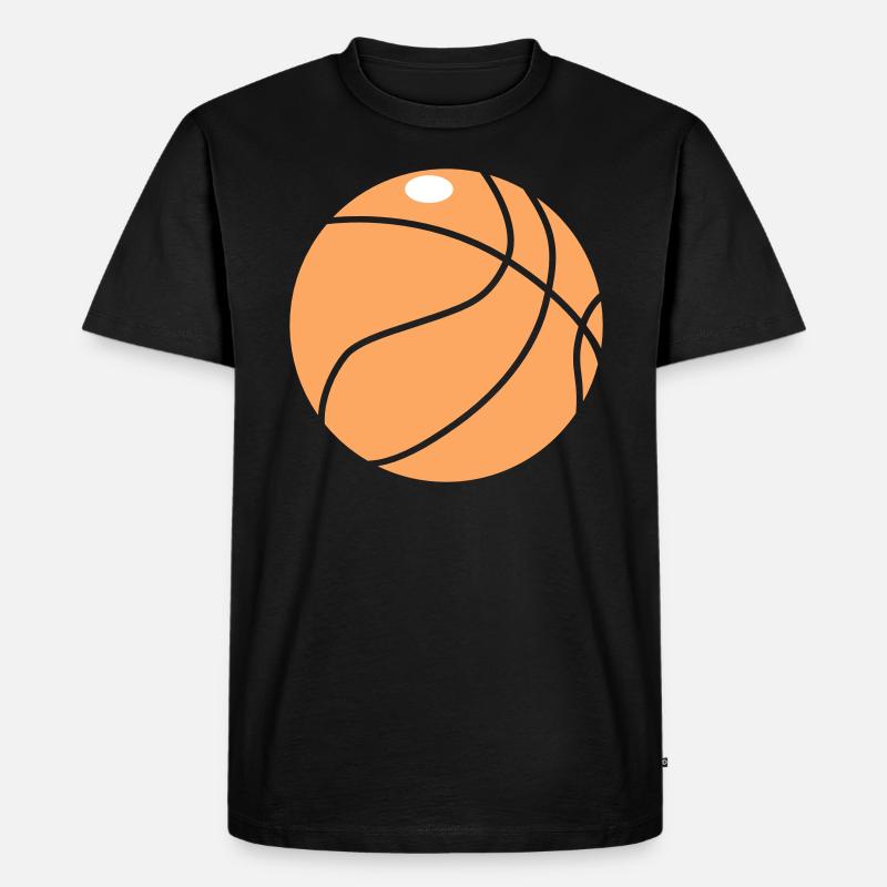 Basketball 5 0 25 - Männer Premium Bio T-Shirt - Schwarz