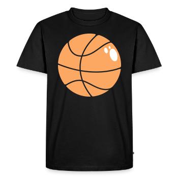 Basketball 5 0 25 - Men's Premium Organic T-Shirt - black - Front - Nico (187cm)