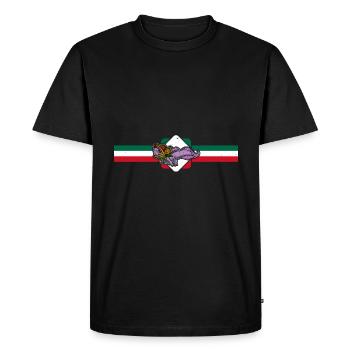 Quetzalcoatl Axolotl Mexico Aztecs Deity - Men's Premium Organic T-Shirt - black - Front - Nico (187cm)