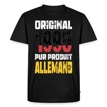 30th Anniversary - Original - 1995 - German - Men's Premium Organic T-Shirt - black - Front - Nico (187cm)