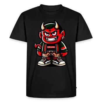 HELLMOUNTAIN #5 - T-shirt Premium bio Homme - noir - Devant - Nico (187cm)