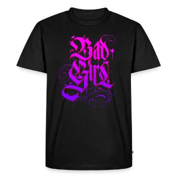 Bad Girl Graffiti 3 - T-shirt Premium bio Homme - noir - Devant - Nico (187cm)