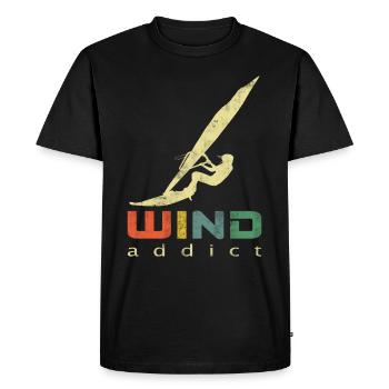 Planche à voile Planchiste Surf surfeur - T-shirt Premium bio Homme - noir - Devant - Nico (187cm)