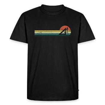 Architect Architecture Constructor Vintage - Men's Premium Organic T-Shirt - black - Front - Nico (187cm)