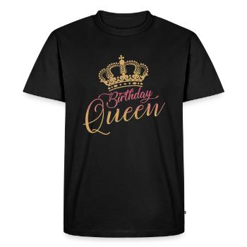 Birthday Queen Gebutstags Shirt Cadeau - T-shirt Premium bio Homme - noir - Devant - Nico (187cm)