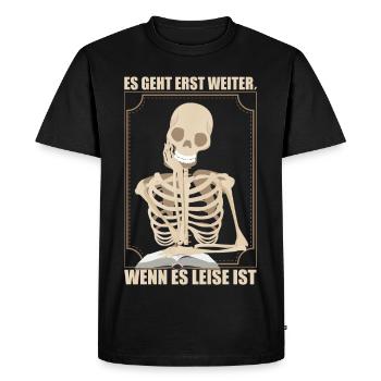 Cadeau drôle professeur - T-shirt Premium bio Homme - noir - Devant - Nico (187cm)