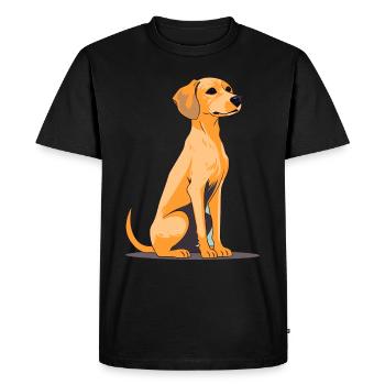 Conception de chien mignon pour les propriétaires de chiens - T-shirt Premium bio Homme - noir - Devant - Nico (187cm)