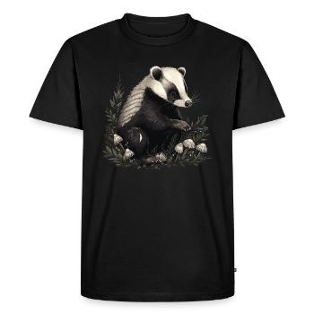 Bébé Stinktier Skunk - T-shirt Premium bio Homme - noir - Devant - Nico (187cm)