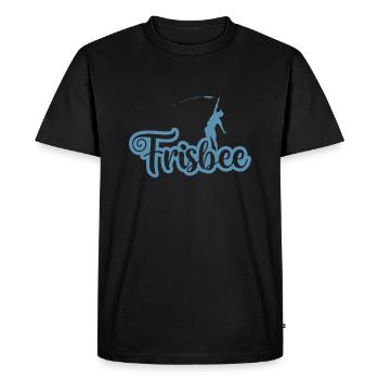Jouez au frisbee avec des amis - T-shirt Premium bio Homme - noir - Devant - Nico (187cm)