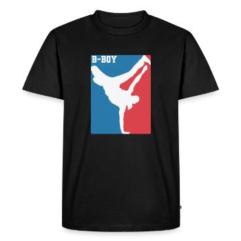 Breakdance B-Boy Hip-Hop et Funk - T-shirt Premium bio Homme - noir - Devant - Nico (187cm)