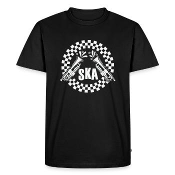 Ska Trompete Old School Jazz Musikstil - Männer Premium Bio T-Shirt - Schwarz - Vorne - Nico (187cm)