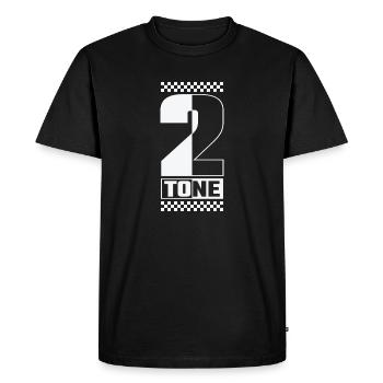 Ska Music 2-Tone Swing Jazz Music Style - T-shirt Premium bio Homme - noir - Devant - Nico (187cm)