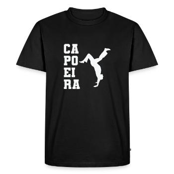 Capoeira Danse Martiale Acrobaties Arts Martiaux - T-shirt Premium bio Homme - noir - Devant - Nico (187cm)
