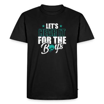 Écoutons-le pour les Boys America Sport - T-shirt Premium bio Homme - noir - Devant - Nico (187cm)