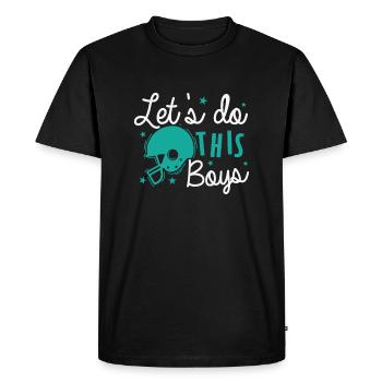 Faisons This Boys America Sport Touchdown - T-shirt Premium bio Homme - noir - Devant - Nico (187cm)