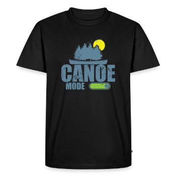 Mode canoë sur kayak pédalo canoë - T-shirt Premium bio Homme - noir - Devant - Nico (187cm)