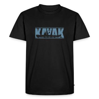 Kayak Bateau Bateau Bateau Paddle Canoë - T-shirt Premium bio Homme - noir - Devant - Nico (187cm)