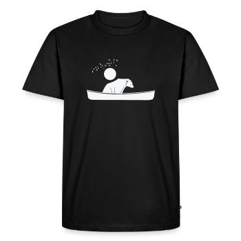 Kayak Bateau Paddle Bateau Sports Nautiques Canoë - T-shirt Premium bio Homme - noir - Devant - Nico (187cm)