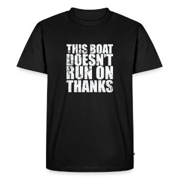 Ce bateau ne fonctionne pas sur le voilier Thanks - T-shirt Premium bio Homme - noir - Devant - Nico (187cm)