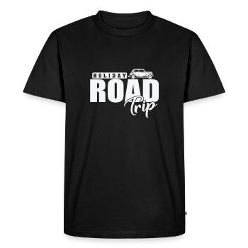 Vacances Road Trip Vacances Loisirs Vacances - T-shirt Premium bio Homme - noir - Devant - Nico (187cm)