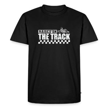 Élevé sur la piste Gokart Racing Hobby - T-shirt Premium bio Homme - noir - Devant - Nico (187cm)