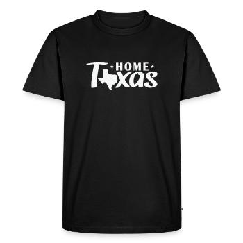 Home Texas State of the USA America - Men's Premium Organic T-Shirt - black - Front - Nico (187cm)