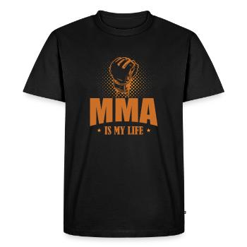 Le MMA est mon Life Mixed Martial Arts - T-shirt Premium bio Homme - noir - Devant - Nico (187cm)