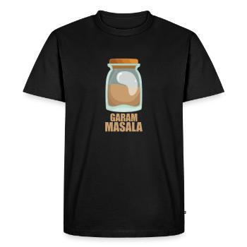 Garam Masala Spice Goût Cuisine - T-shirt Premium bio Homme - noir - Devant - Nico (187cm)