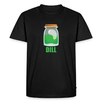 Épices à l’aneth Goût Cuisine - T-shirt Premium bio Homme - noir - Devant - Nico (187cm)